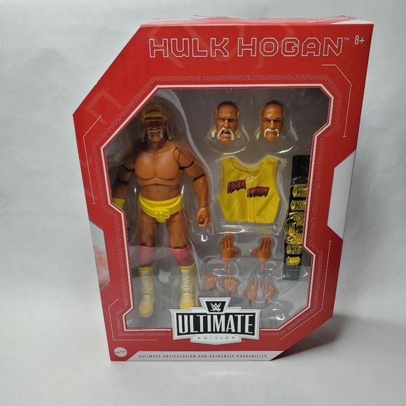 WWE Ultimate Edition Hulk Hogan Wrestling Action Figure Fan Takeover Exclusive - Picture 1 of 6